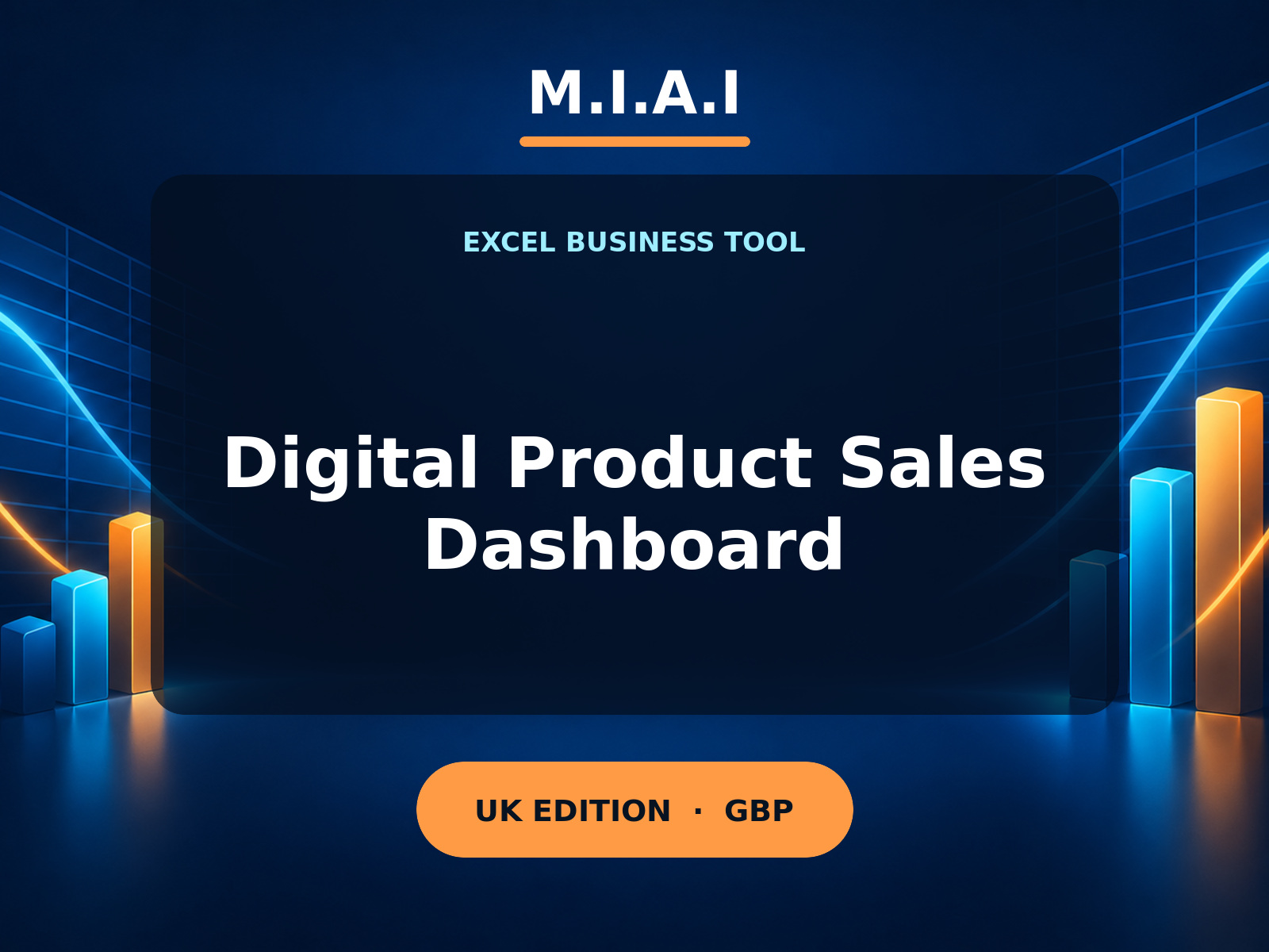 M.I.A.I Digital Product Sales Dashboard — United Kingdom edition