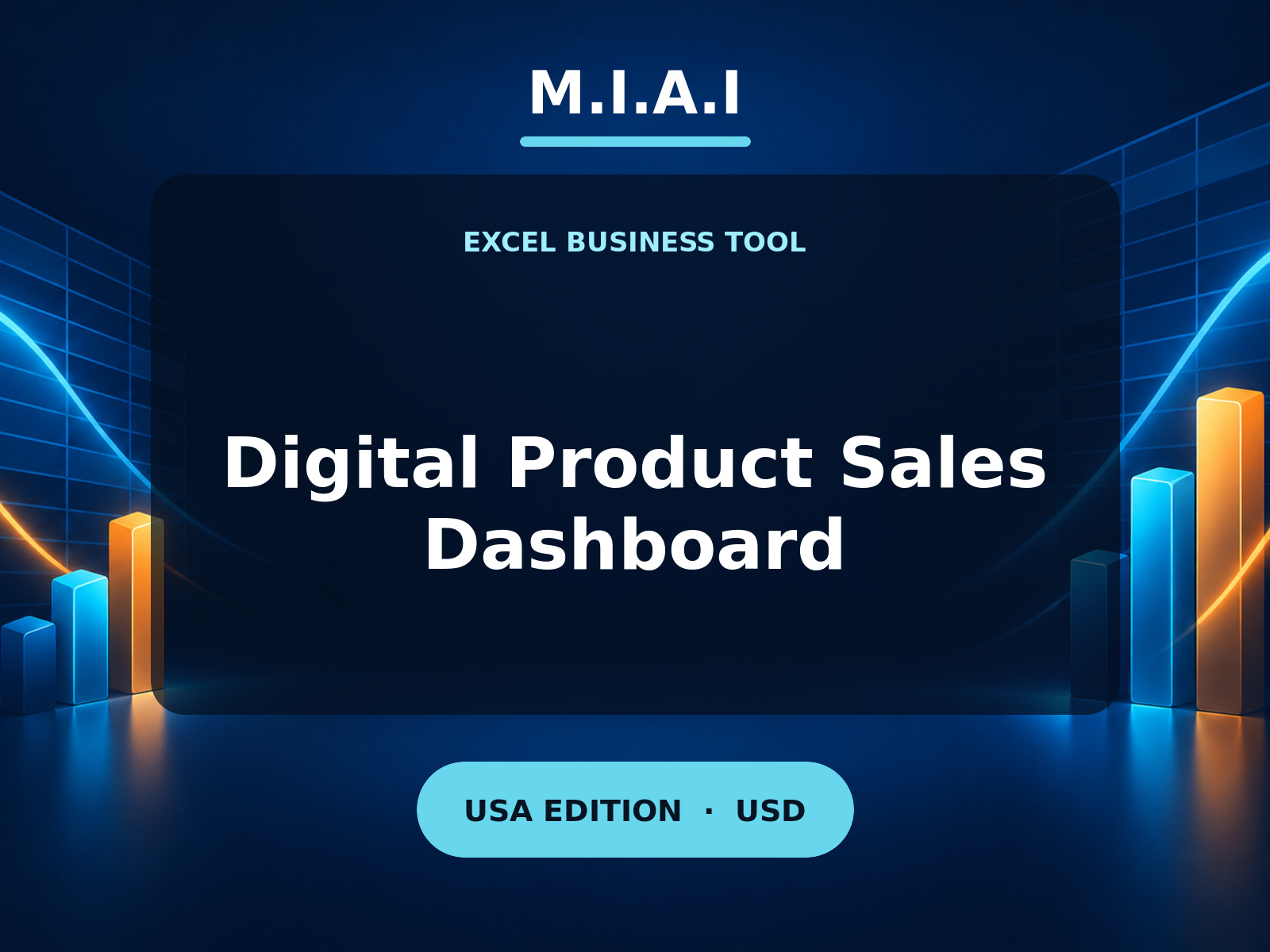 M.I.A.I Digital Product Sales Dashboard — United States edition